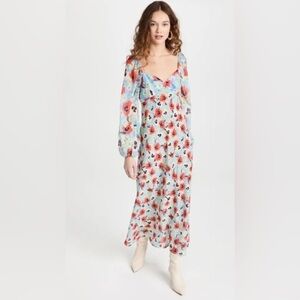 RIXO Gio Floral Dress